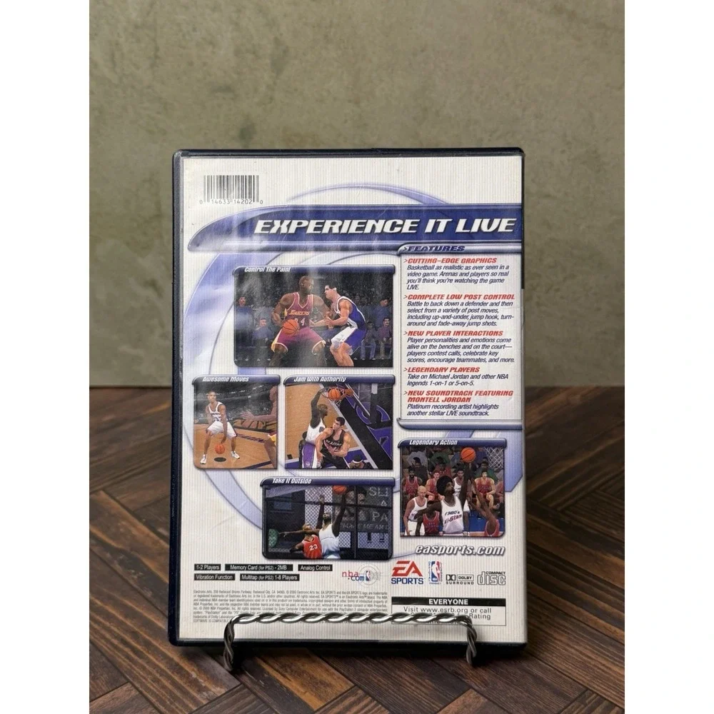 NBA Live 2001 (PS2, 2001) CIB Complete w/ Manual – PlayStation 2